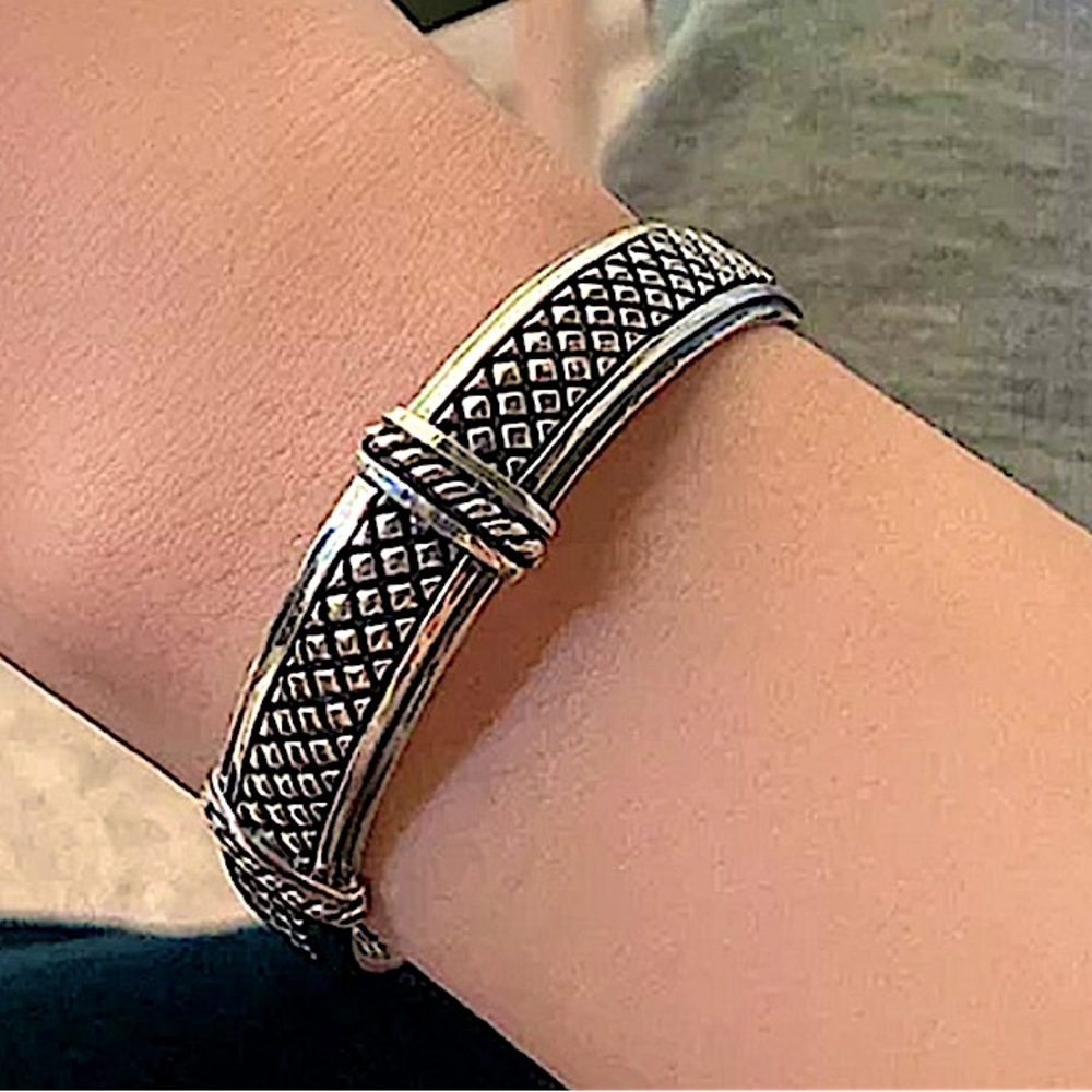 Minimalist Vintage Cuff Bangle Bracelet